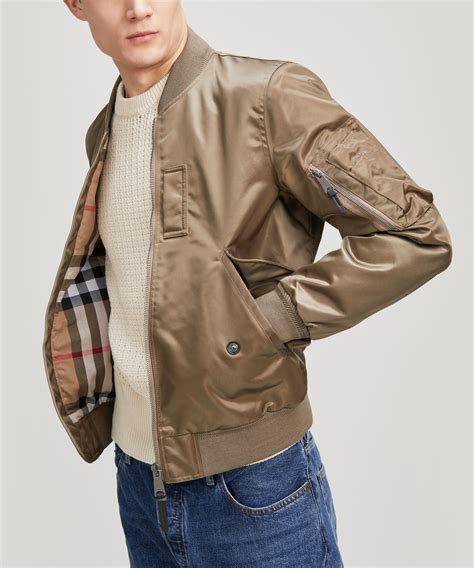 burberry bomber jacket satin|Burberry bomber jacket vintage.